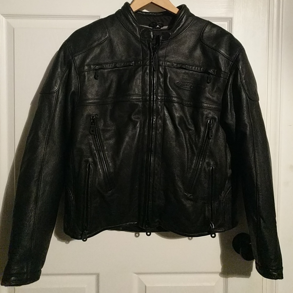 Harley Davidson Leather Riding Coat